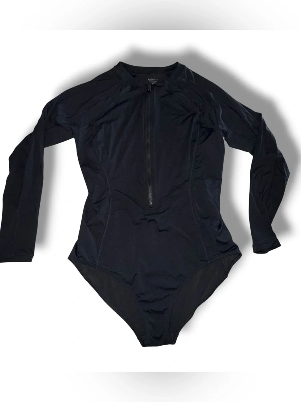 ATHLETA Women’s Sun Shield One Piece Rashguard - Black XL Tall